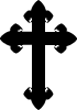 Fleur-de-lis Cross