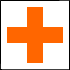 Safety Orange Cross