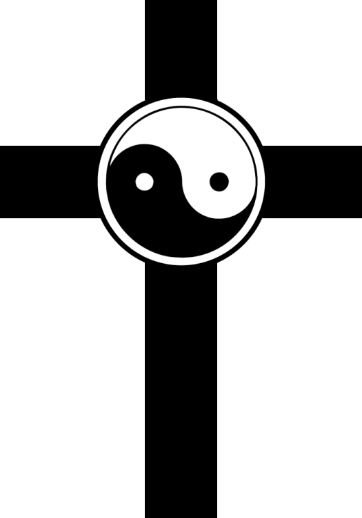 Yin-Yang Cross (Click image to enlarge). Most Westerners are familiar, 