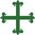 Cross of Avis with Fleur-de-lis