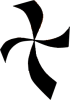 Curved cross