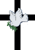Dove with Olive Branch, associated with peace