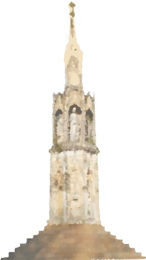 Artists impression of the Woburn Cross