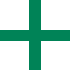Lazarus's Cross, similar to Hospitallers' Green Cross