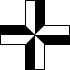 The heraldic Gyronny Cross