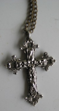 Rose of Sharon Cross pendant