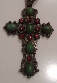 Rose of Sharon Cross pendant