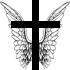 Tribal Winged Cross, a common tattoo design