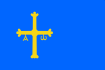Flag of the principality of Asturias, Spain