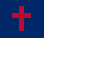 Christian Flag, mainly used by Protestants