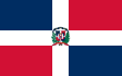 Flag of the Dominican Republic (Caribbean)