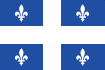 The flag of Quebec