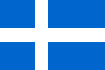 Flag of the Shetland Islands and Calais (France)