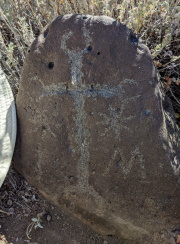 Mysterious grave stone markings