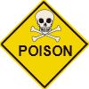 Poison warning label